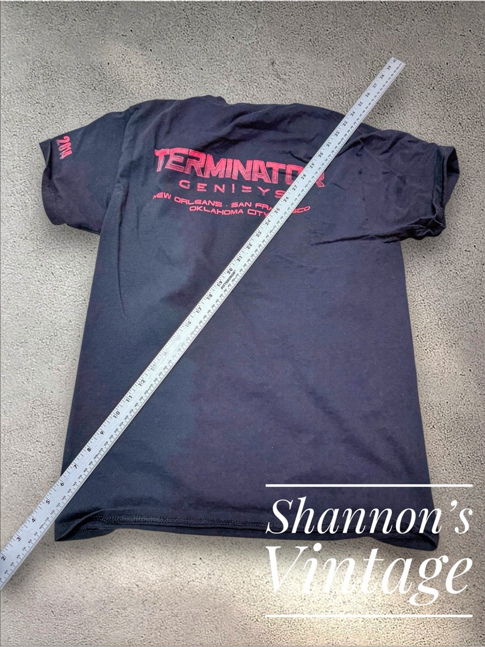 Terminator Genisys sz Medium New Orleans Production Shirt A11